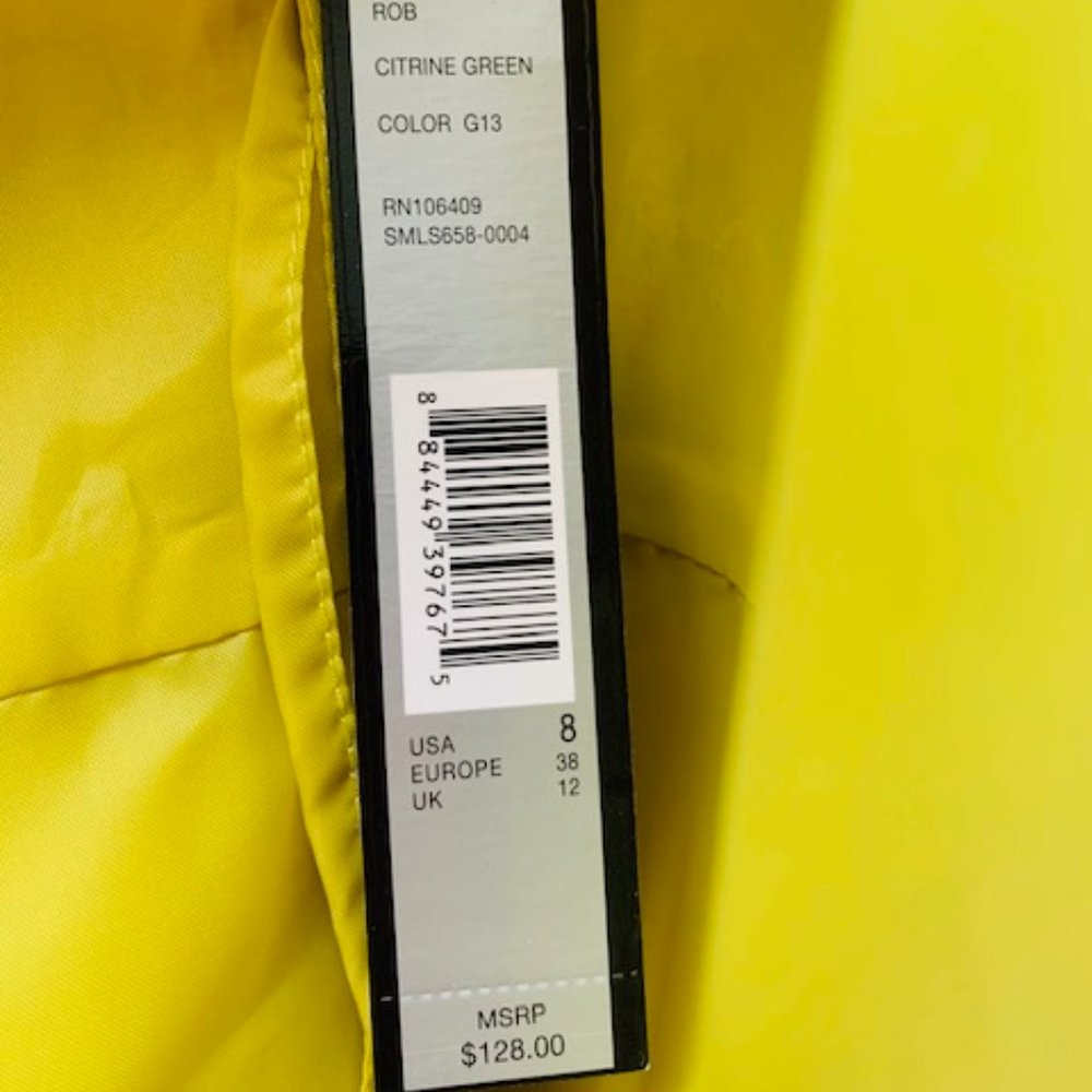🎉HP🎉Citrine green Tahari dress size 8  - NWT - Picture 14 of 16